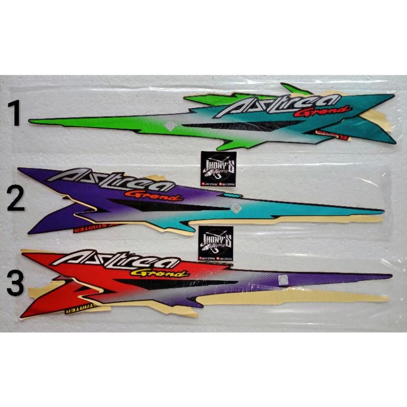 STIKER STRIPING LIS BODY MOTOR HONDA ASTREA GRAND TAHUN 1995-1996