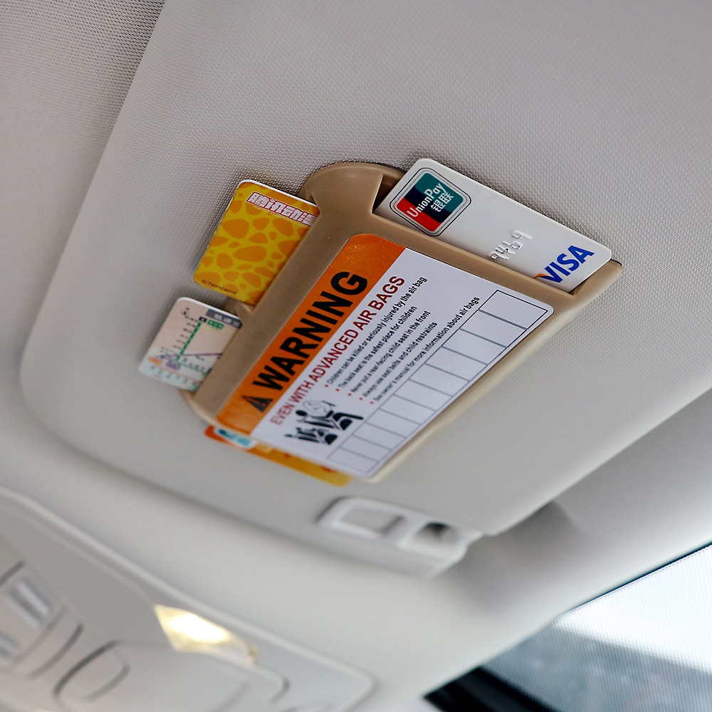 Holder Kartu Organizer Untuk Sun Visor Mobil