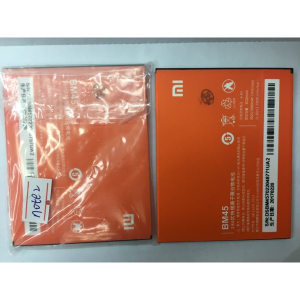 DISKON BATERAI/BATRE XIAOMI NOTE 2/MI NOTE 2/BM45 ORIGINAL