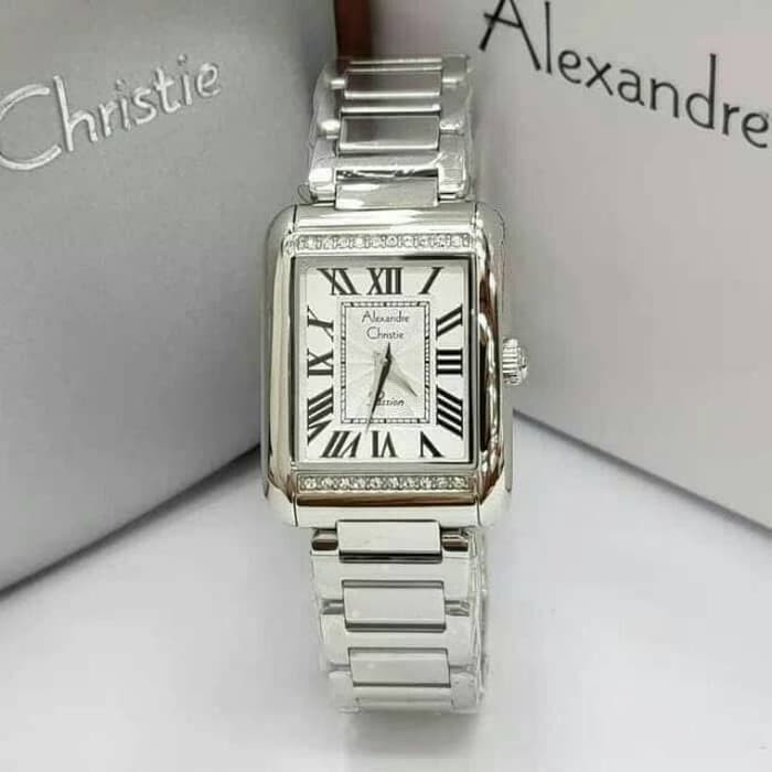 alexandre christie AC 2660 LH FULL SILVER Jam tangan wanita