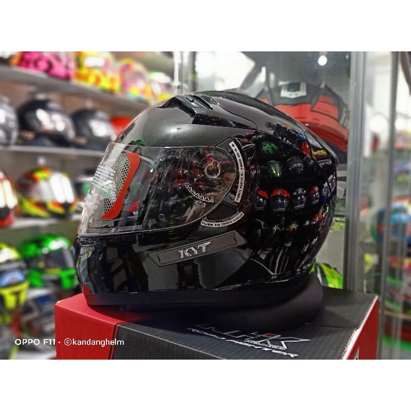 KYT K2R POLOS SOLID HELM FULL FACE DOBEL VISOR