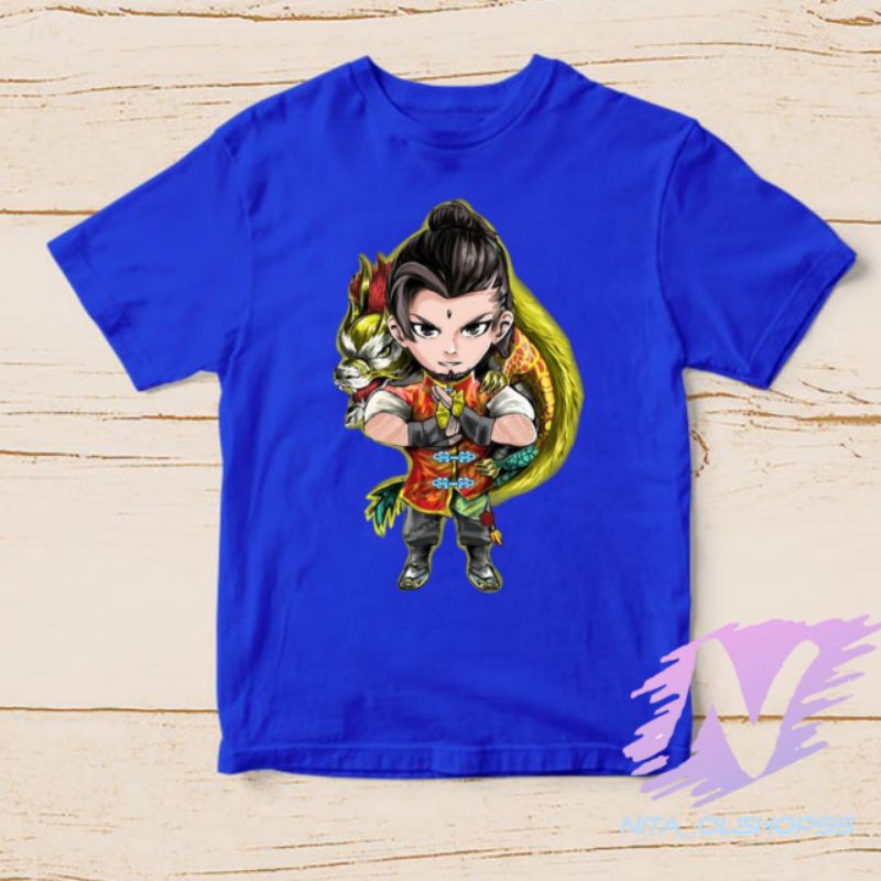 kaos anak mobile legends hero chou baju anak chou