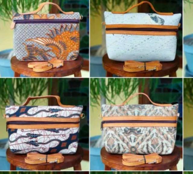 Tas slempang tenteng batik (di kirim random,sesuai stock/bisa konfirmasi dulu)