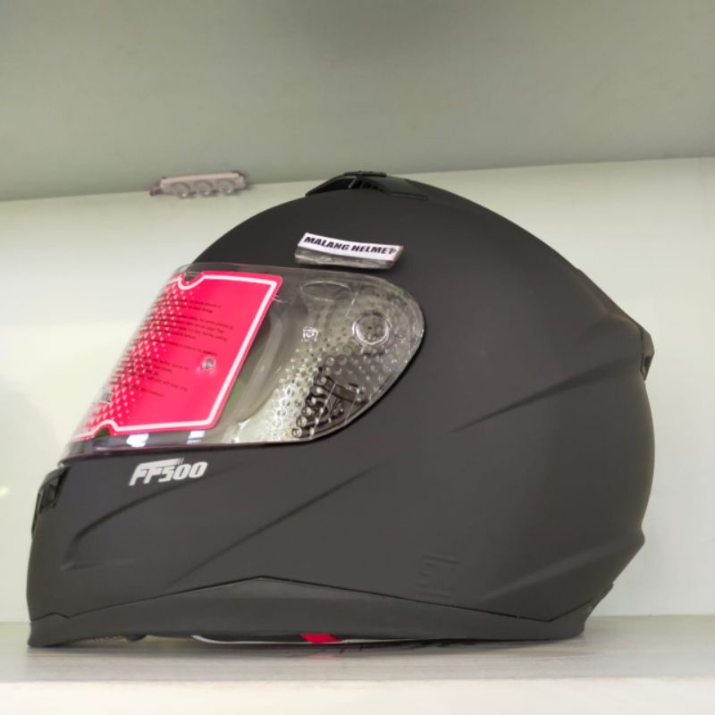 Helm RSV FF500 Solid Black Doff (Ongkir Termurah 2kg)