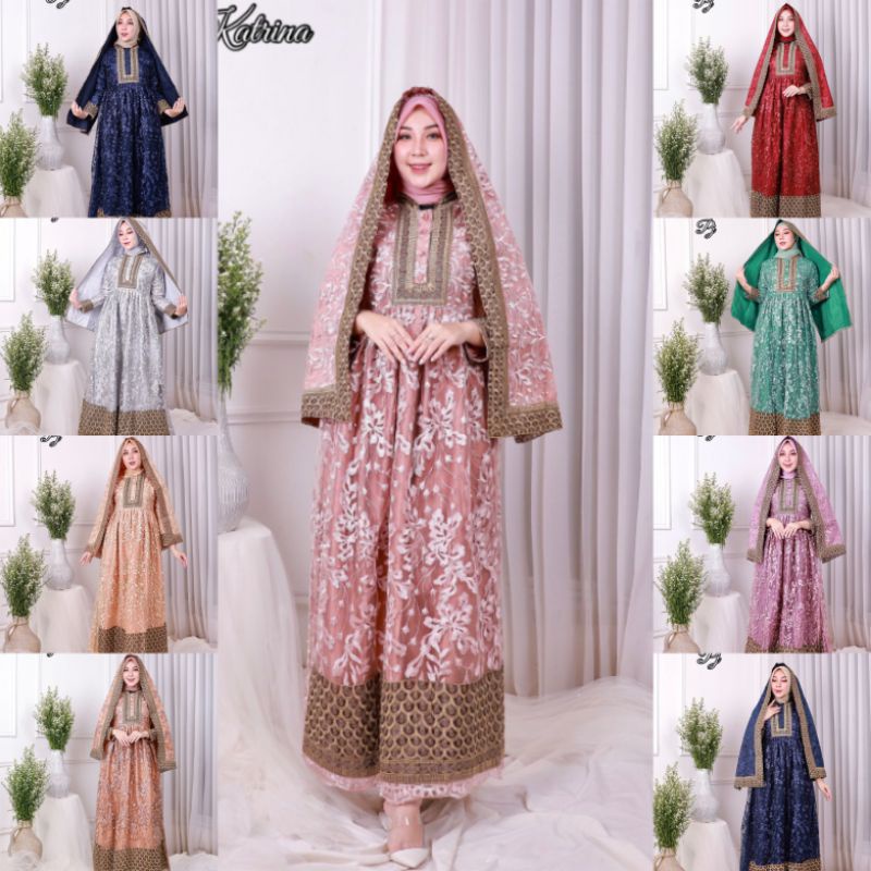 KEBAYA ORIGINAL//KEBAYA MODERN//GAMIS SELENDANG KATRINA//Original By Pelangi Jaya