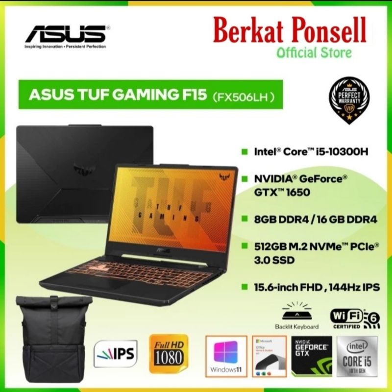 Jual Asus Tuf Gaming F Fx Lh I H Gb Gb Gtx Gb W Hz Shopee Indonesia