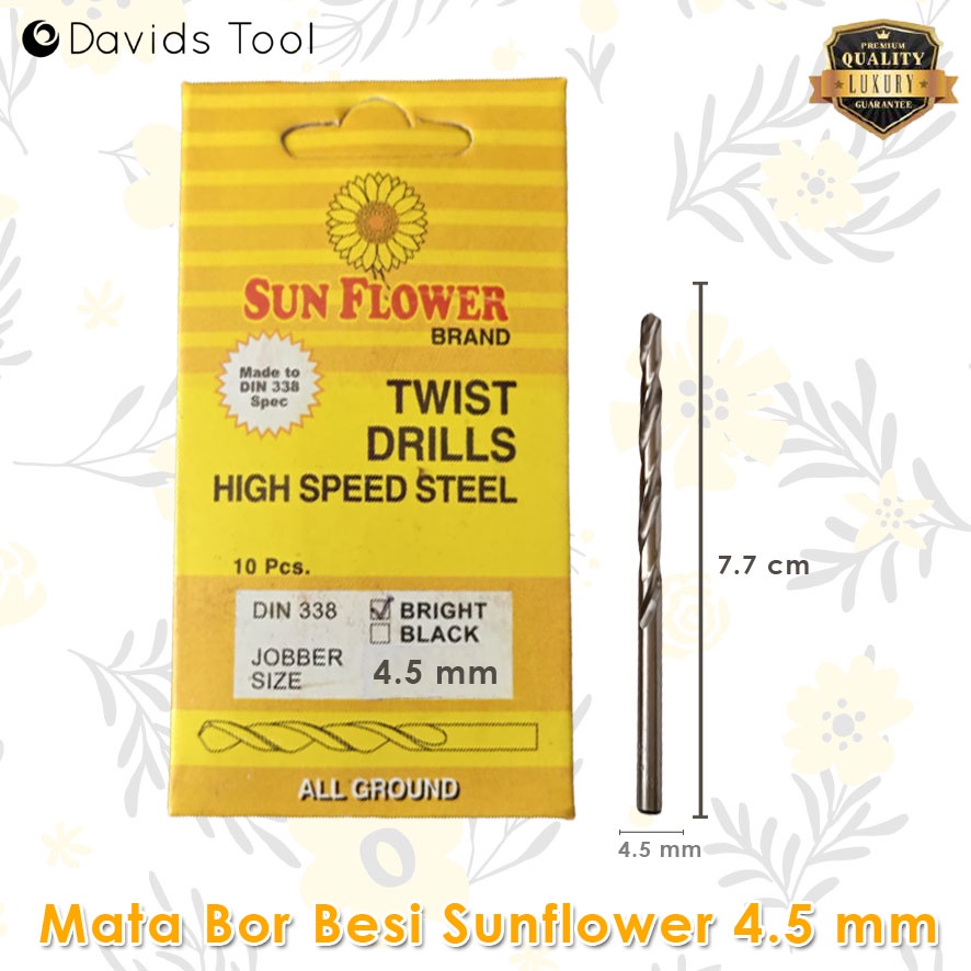 Mata Bor Besi Baja Ringan Sunflower Size Kecil