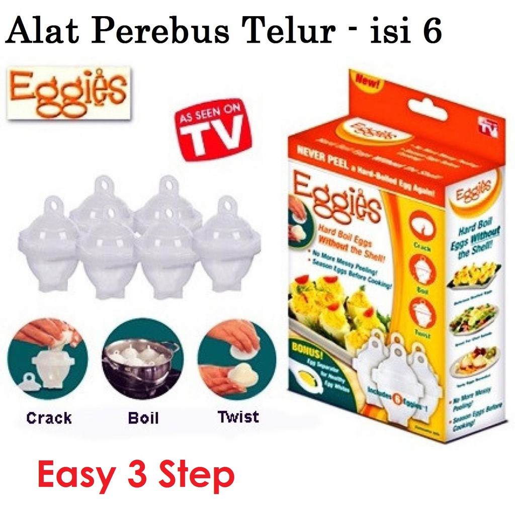 Alat Rebus Telur  - Eggies Egg Boiler- Rebus telor