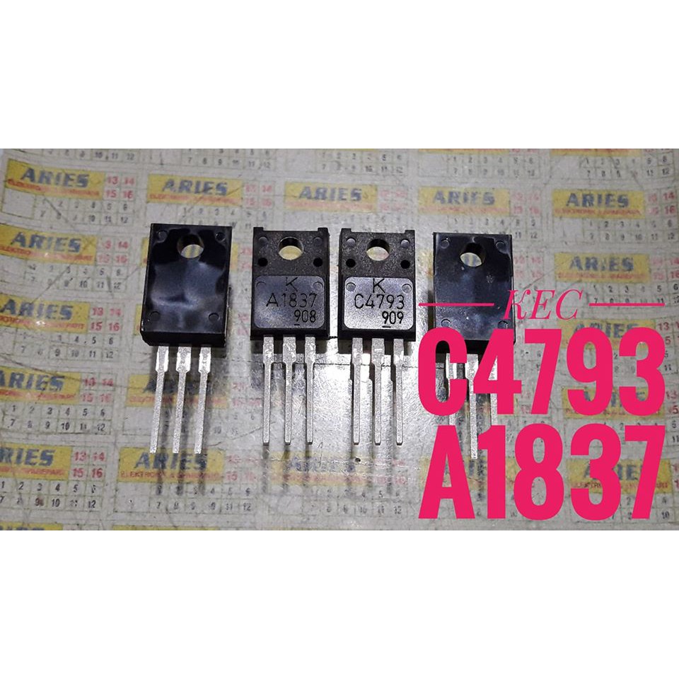 TRANSISTOR C4793 A1837 ORI KEC C 4793 A 1837