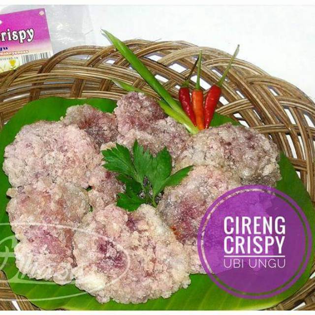 

Cireng crispy ubi ungu