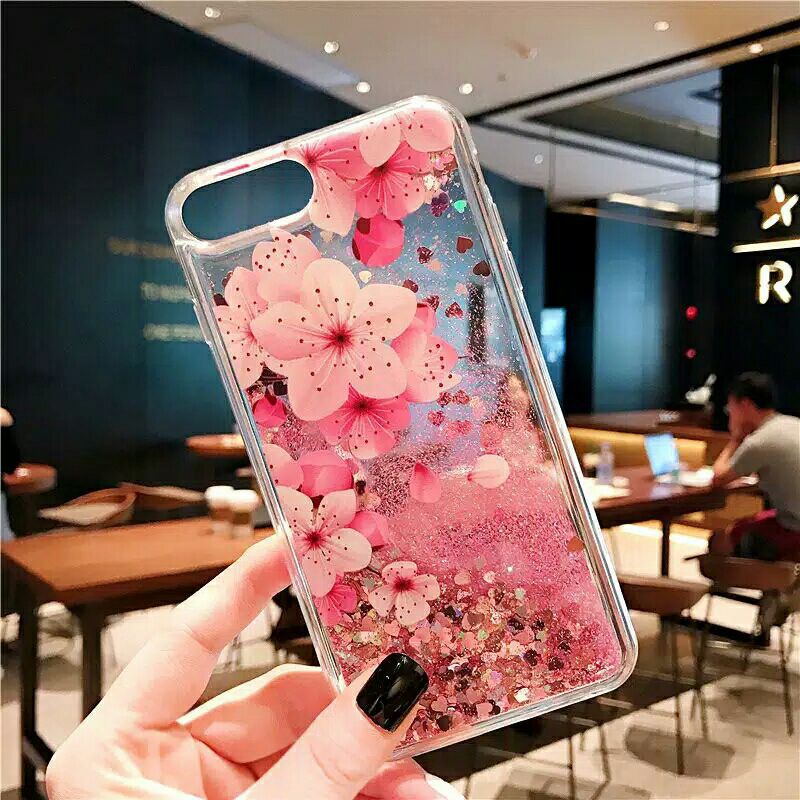 Case Oppo A3s  Glitter gerak