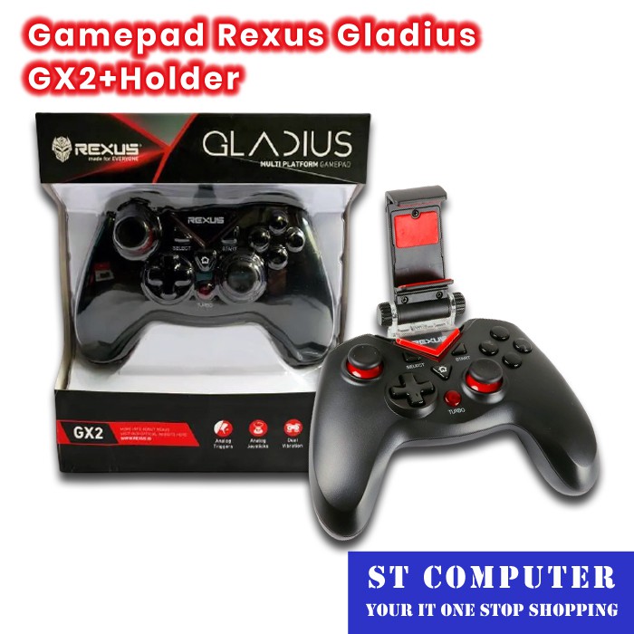 Gamepad Rexus Gladius GX2 Dengan Holder