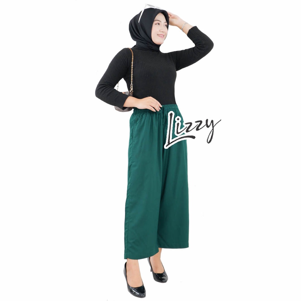 Lizzy - CELANA KULOT LOOSE PANTS RAYON PREMIUM