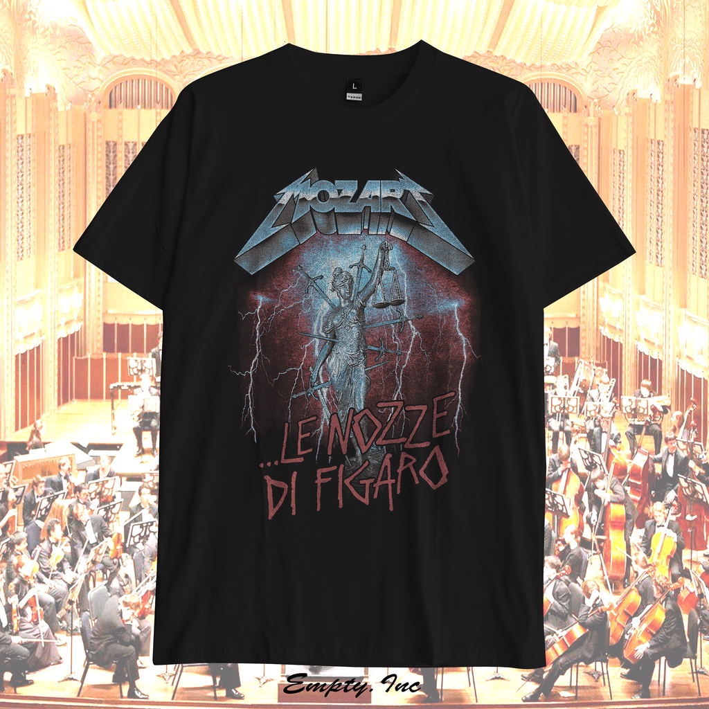 Kaos Mozart Graphic T-Shirt Vintage Tee Bootleg