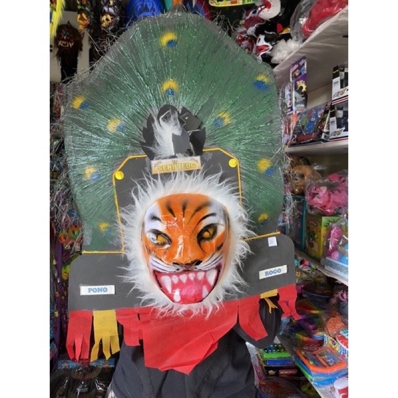 (Bisa COD) Topeng Reog Ponorogo Foto Asli 2 Bapan Pilih Saja