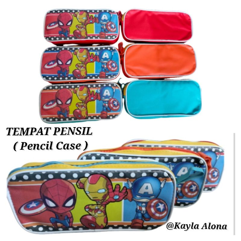 

PENCIL CASE / TEMPAT PENSIL DOMPET ( MOTIF COWOK )