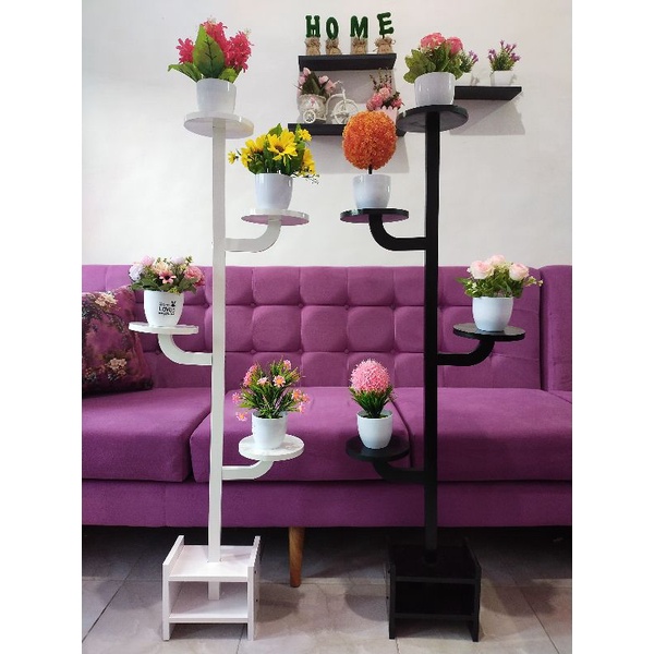 rak bunga unik bentuk pohon / kaktus