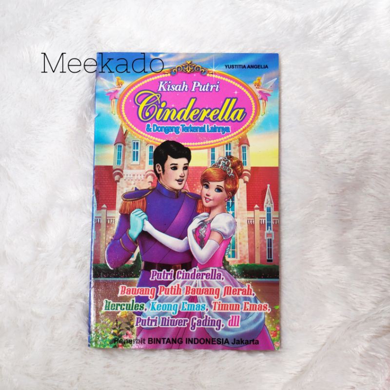 Buku Cerita Kisah Putri Cinderella dan Dongeng Terkenal Lainnya