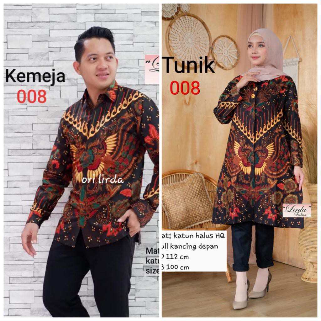 Couple Batik Lengan Panjang Bisa Busui