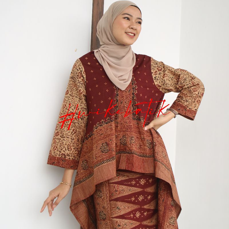 SET BATIK JUPRI KHAS PALEMBANG KLASIK KATUN