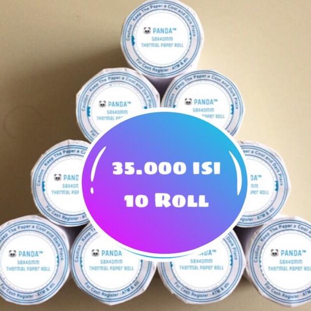

[RFMLS9546] KERTAS STRUK KASIR/PPOB PAPER ROLL 58x40 MM THERMAL POS RECEIPT MINI PORTABLE/MOBILE PRINTER 58MM