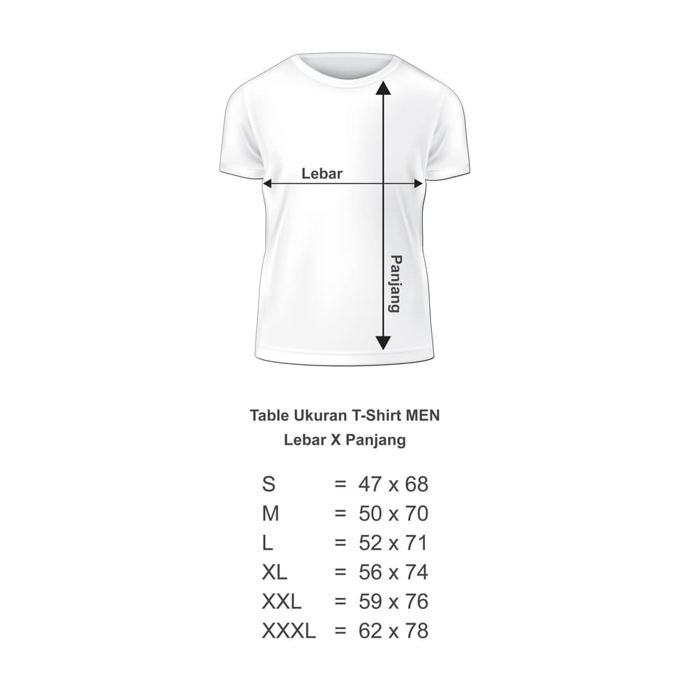 Gtee Men Kaos Polos - Hitam, S