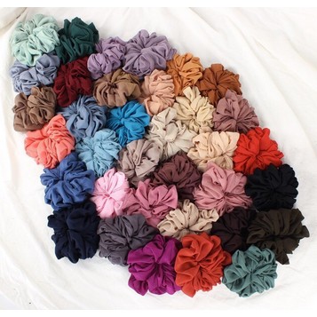 Cepol Hijab Mini / Scrunchie Mini /Scrunchie Mini / Ikat Rambut Non Volume (1kg 40pcs)