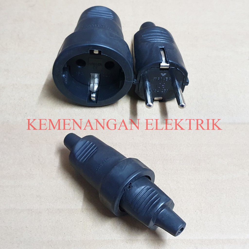 STEKER + STEKER KONTRA SET KAISER KARET INDUSTRIAL / INDUSTRI 1 SET 2 PCS