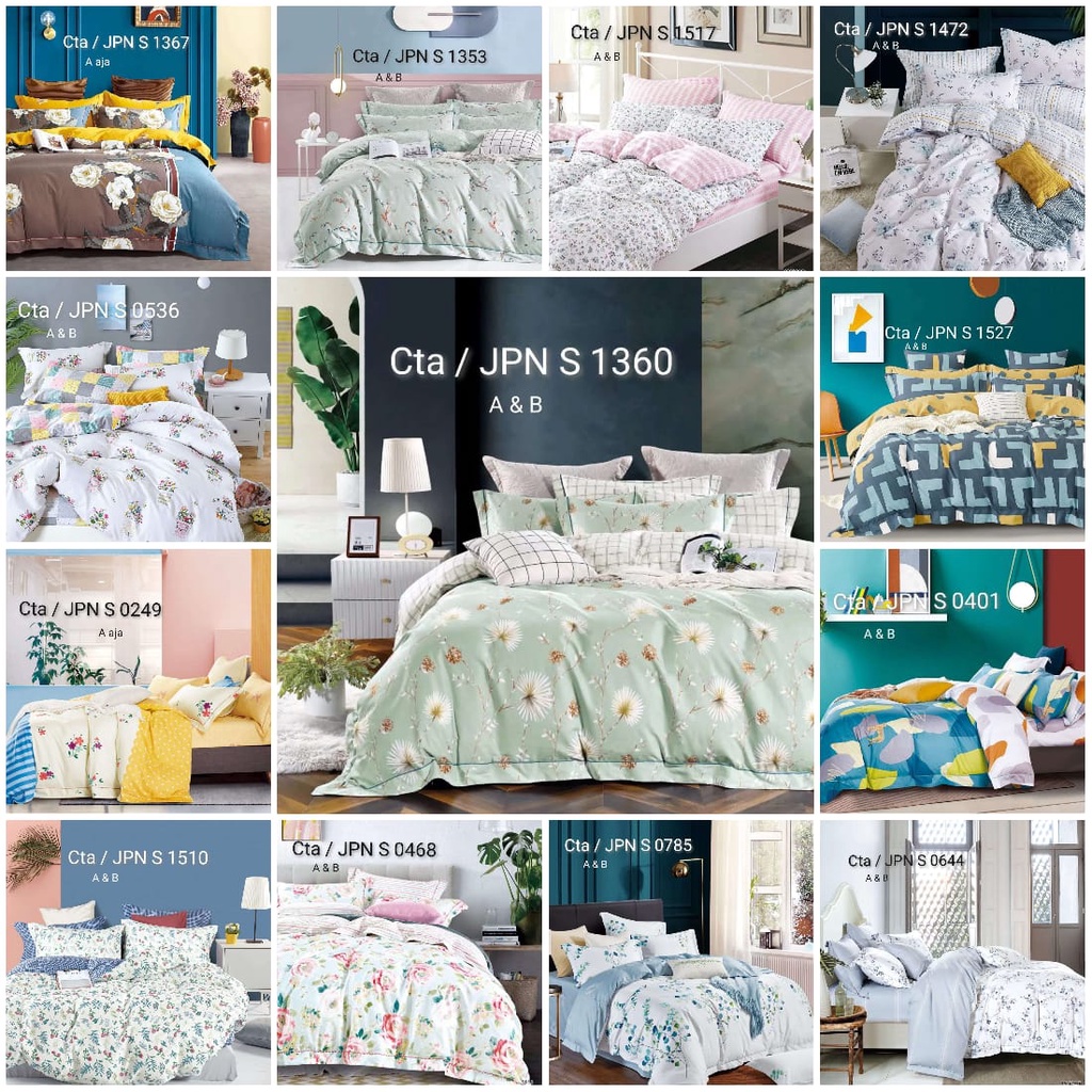 Bahan Kain Katun Jepang Meteran / Sprei dan Bedcover Kain Katun Jepang