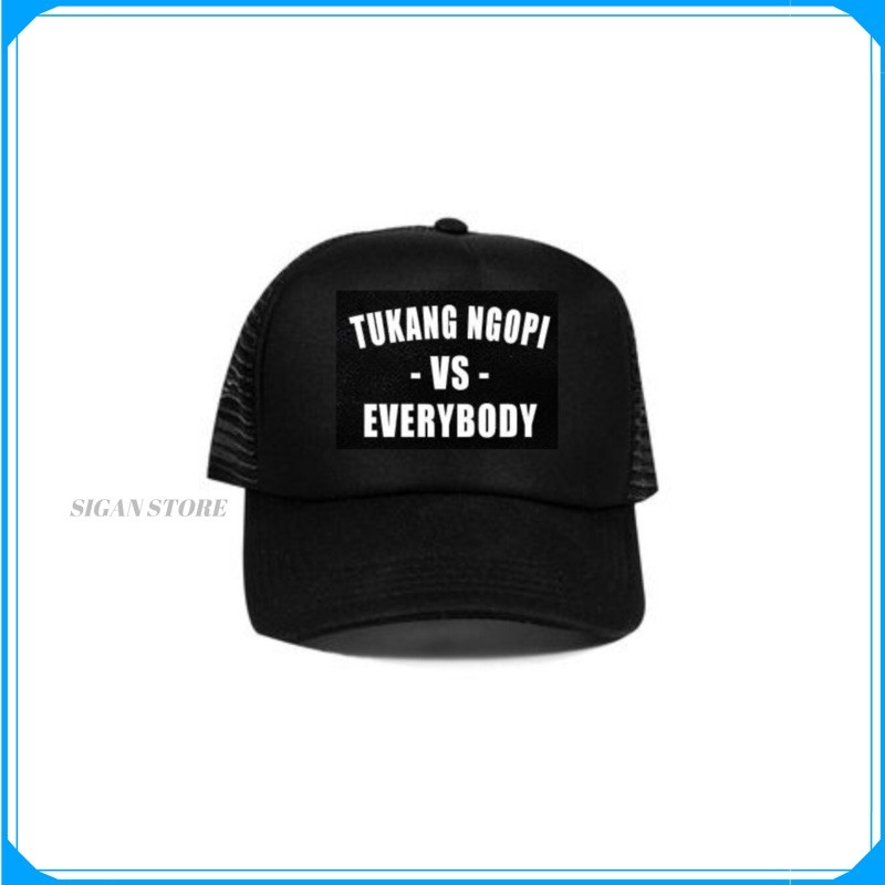 Topi Trucker TUKANG NGOPI VS EVERYBODY