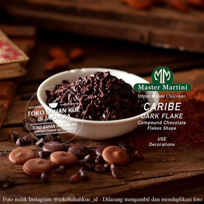 

Promo Awal tahun Master Martini DARK Flakes 500gr Caribe Chocolate Flake Cokelat Serpih Diskon