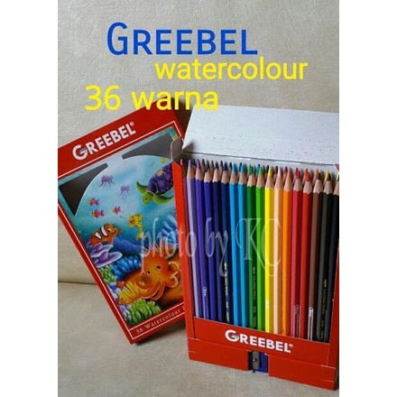 

Atk83Gb 2In1 Pensil + Cat Air Watercolour 36 Warna Greebel 8036 Box