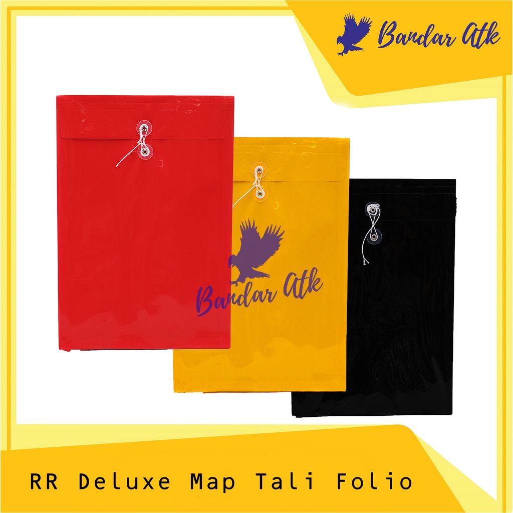 

RR DELUXE MAP TALI PLASTIK FOLIO DOCUMENT BAG [1 LUSIN]