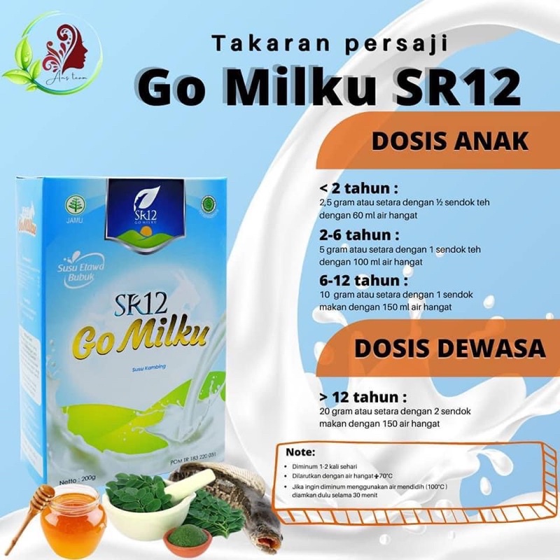 

SR12 Go Milku (susu kambing etawa) 600gr | 3 variant rasa