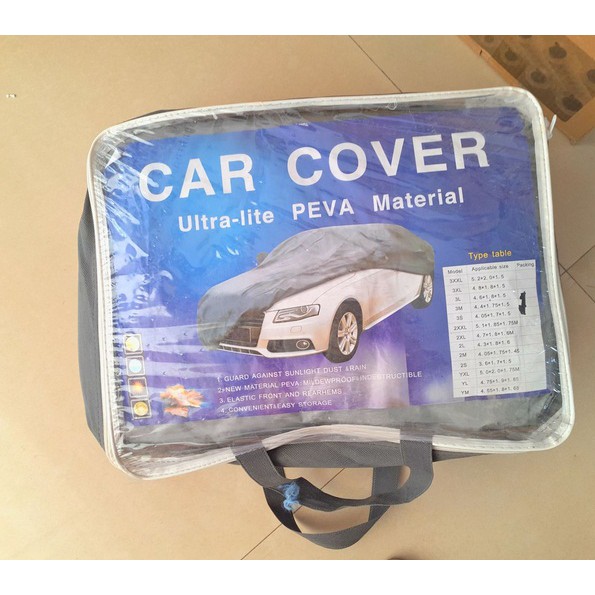 Car Body Cover Sarung Baju Selimut Mobil Bahan Peva Tebal Universal Premium Series