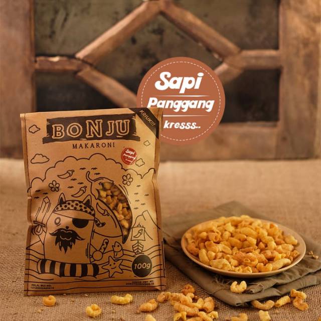 

Makaroni BONJU rasa Sapi Panggang