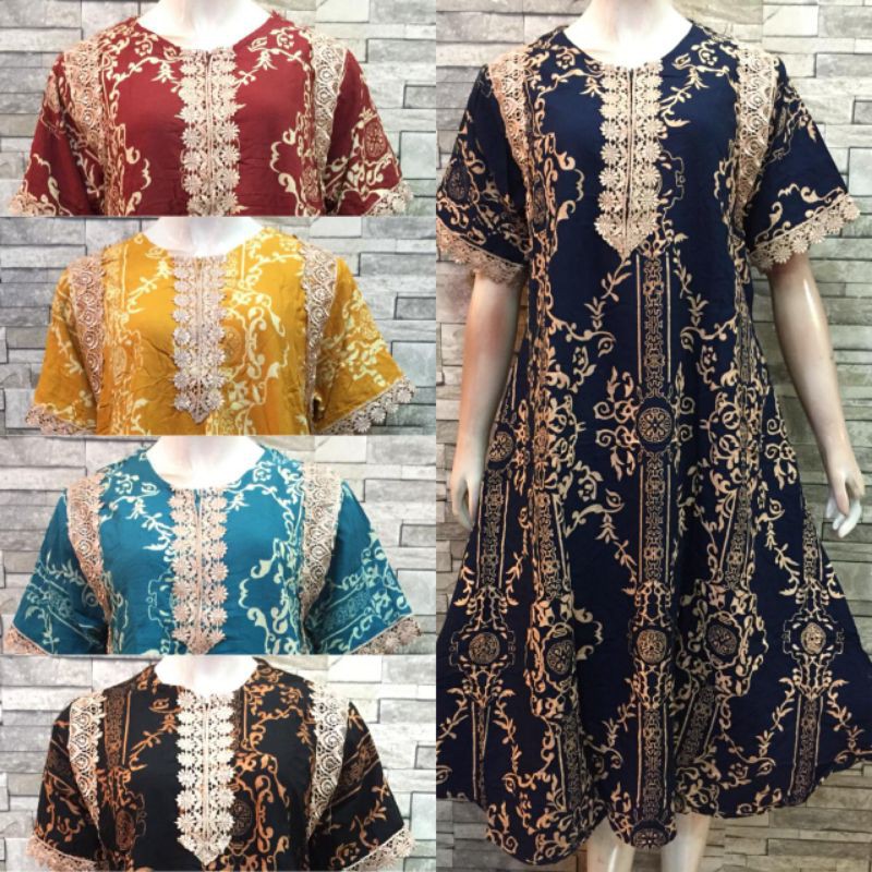 DASTER ARAB RENDA MODEL | BATIK PEKALONGAN | Shopee Indonesia