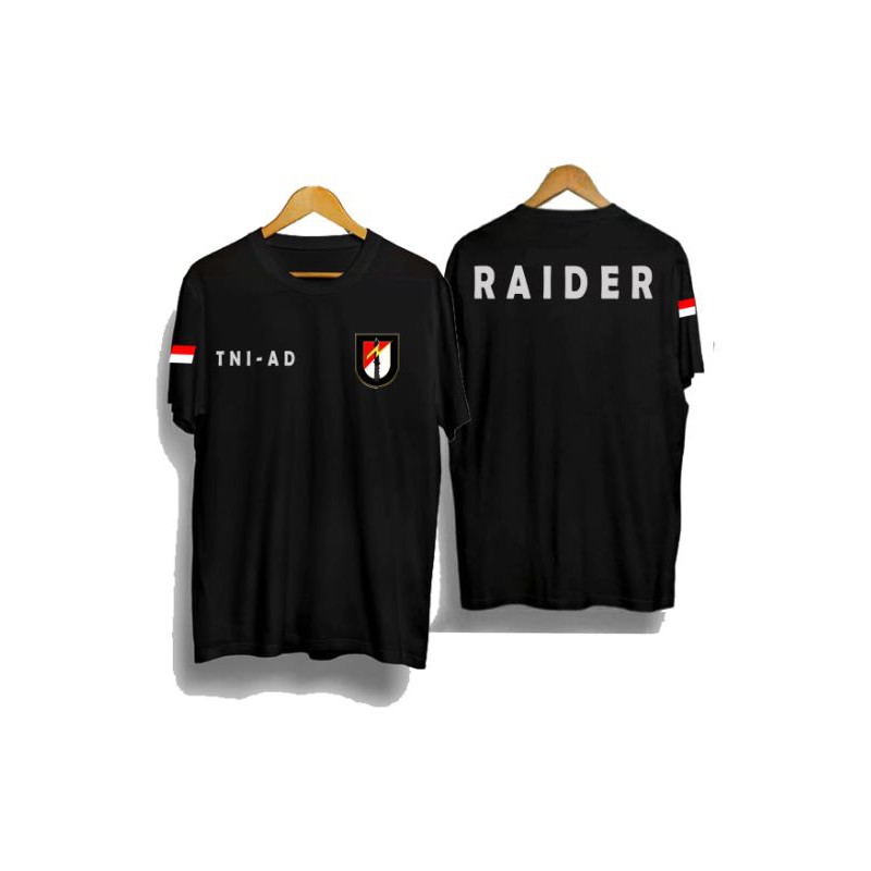 T-shirt kaos RAIDER TNI-AD