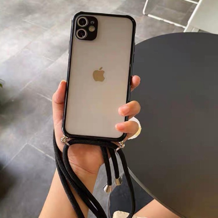 Oppo Reno 5 Soft Case Matte Aero Full + Tali Gantung
