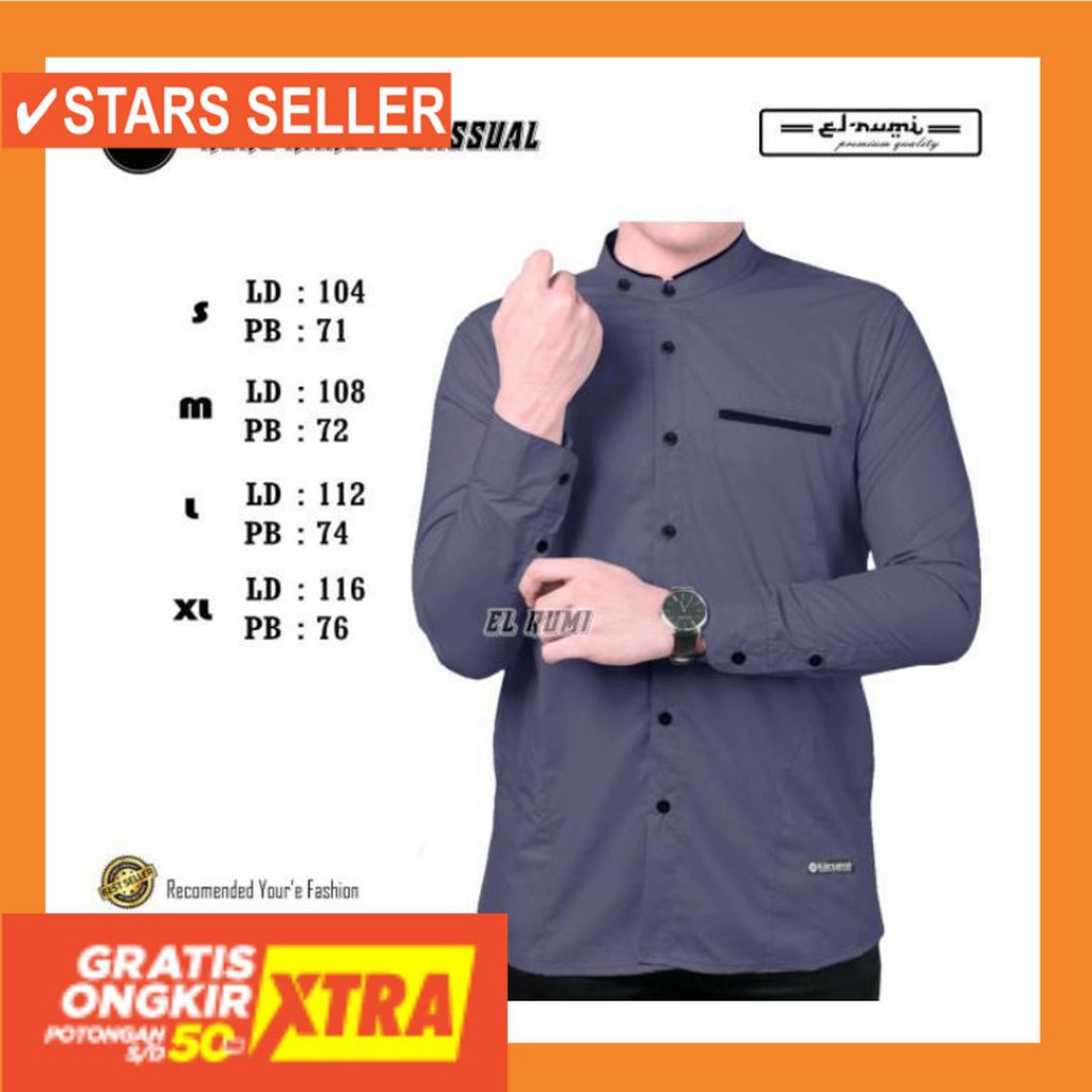 PAKAIAN MUSLIM TERBAIK PALING ANAK ORANG TUA PINK MURAH / Kemeja Koko Pria Modern Baju Koko Pria