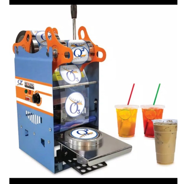 Mesin Cup Sealer Press Gelas Plastik ETON Sealing Machine 12oz 14oz 16oz