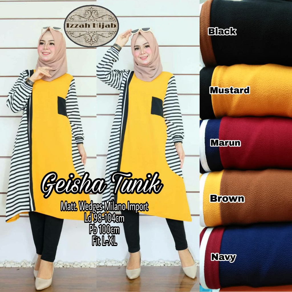 geisha tunik by izzah hijab