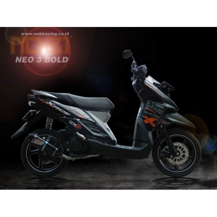 Knalpot Nob1 Neo SS Dualsound YAMAHA MIO X-Ride