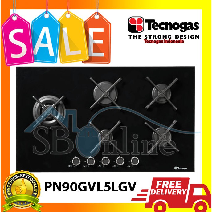 Tecnogas Kompor Tanam Premium 5 Tungku PN90GVL5LGV