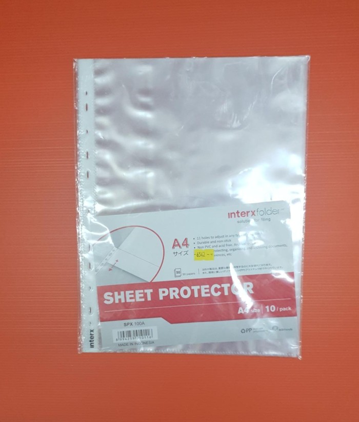 

COPY SAFE INTERX- FOLDER A4 (10pcs) | POCKET FILE