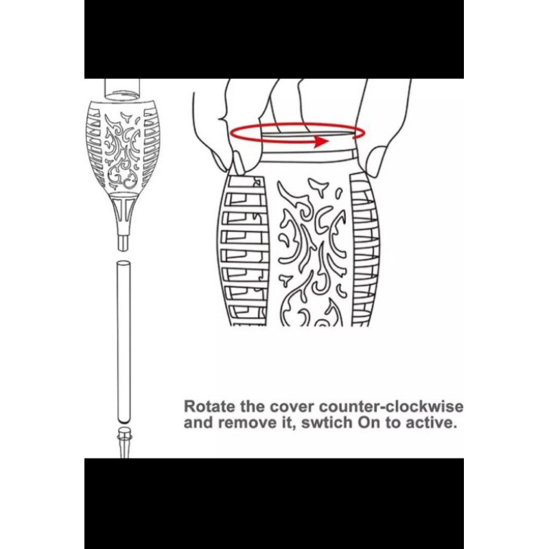 lampu taman lampu led lampu obor