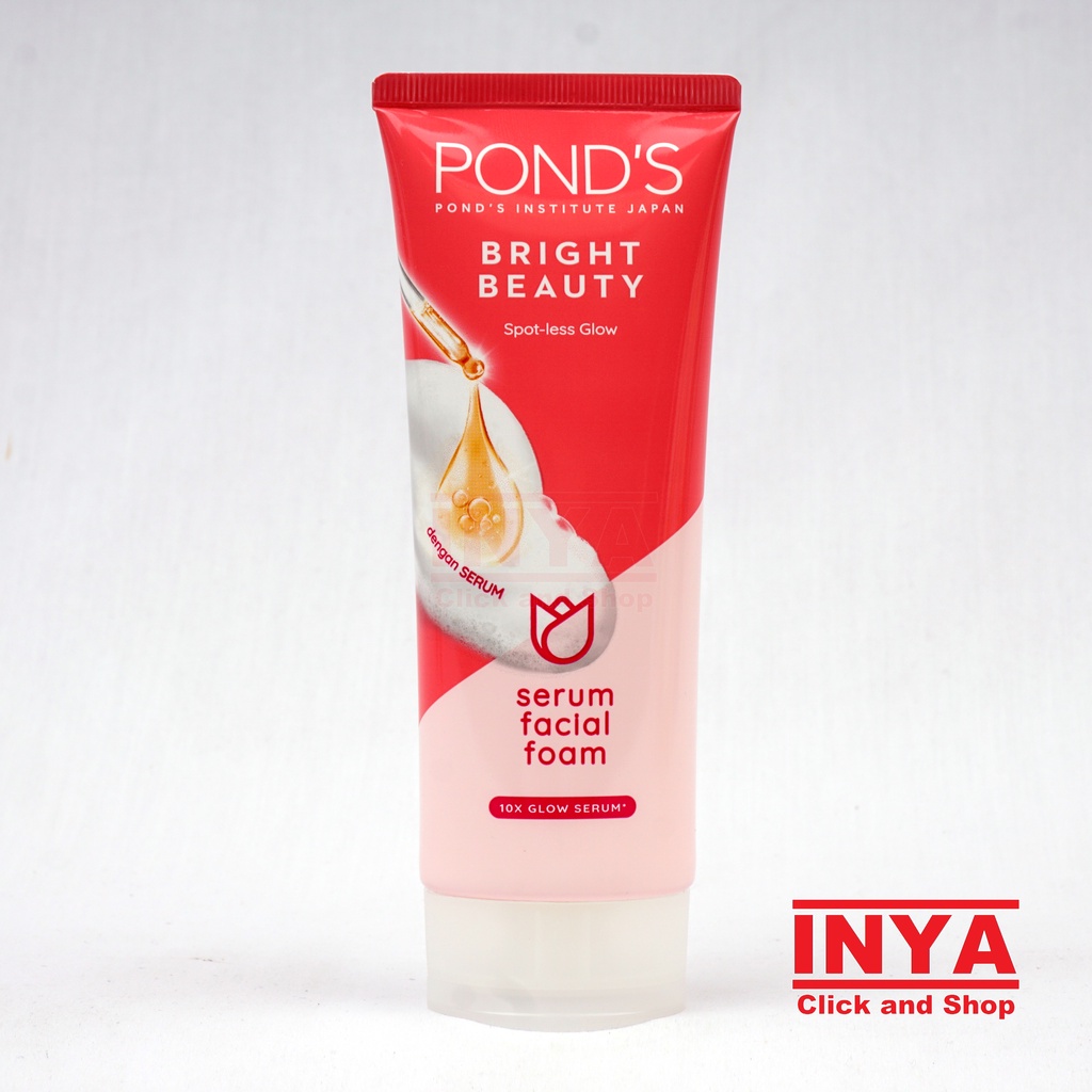 PONDS BRIGHT BEAUTY SERUM FACIAL FOAM 100gr - Sabun Wajah