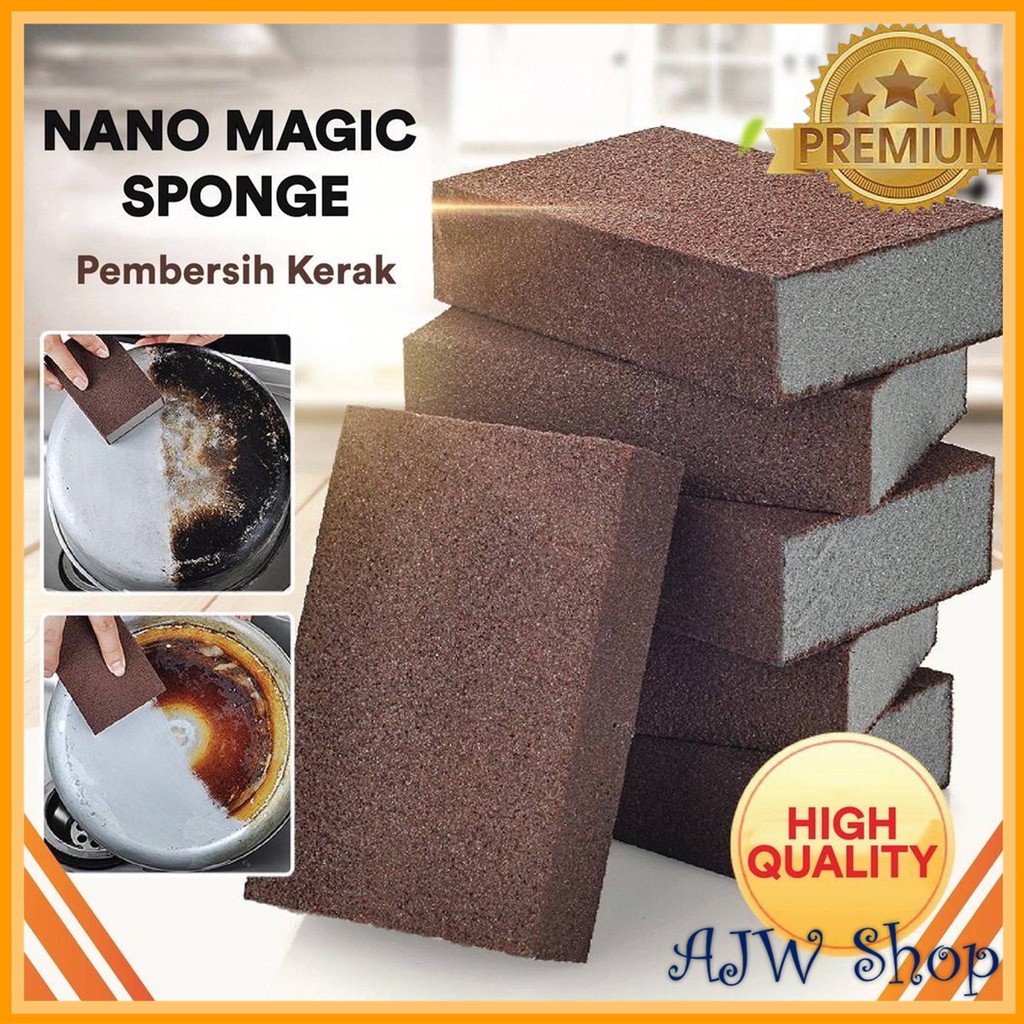 DRP Store Nano Magic Spons Pembersih Kerak Panci | Spon Ajaib Pembersih Kerak Wajan