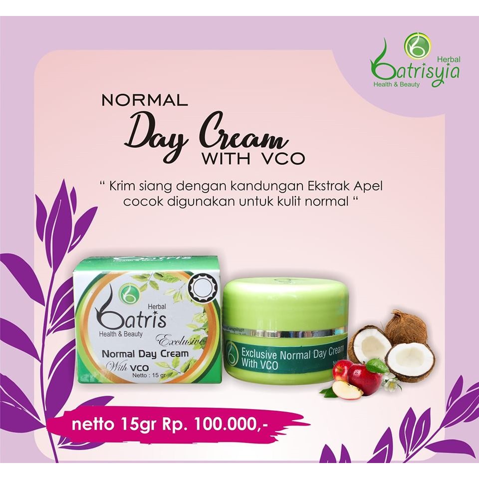 Batrisyia Excluisve Normal Day Cream (15 gr)