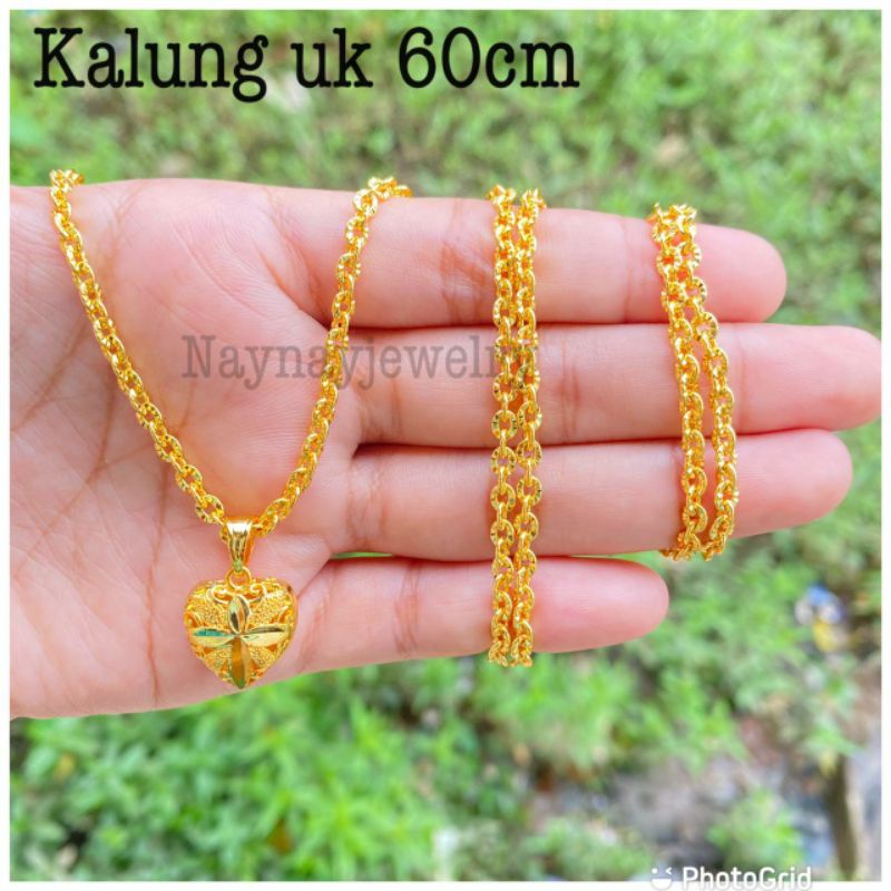 Kalung koin borju 60cm